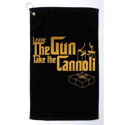 Leave The Gun Take The Cannoli Golf Towel