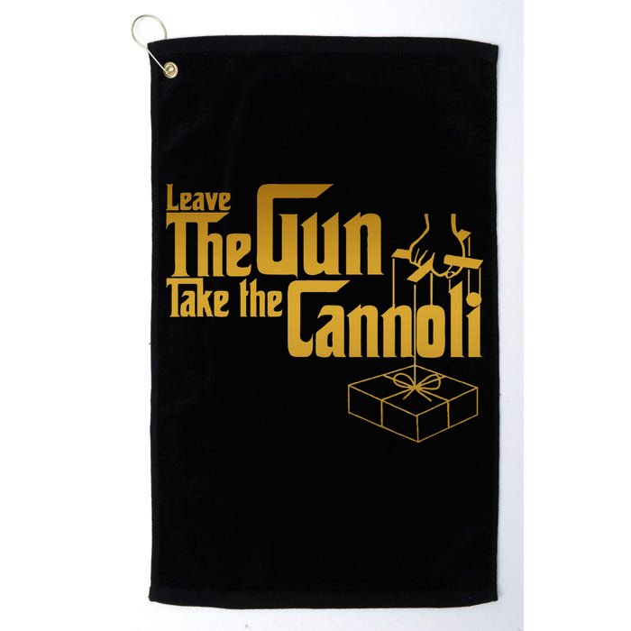 Leave The Gun Take The Cannoli Golf Towel