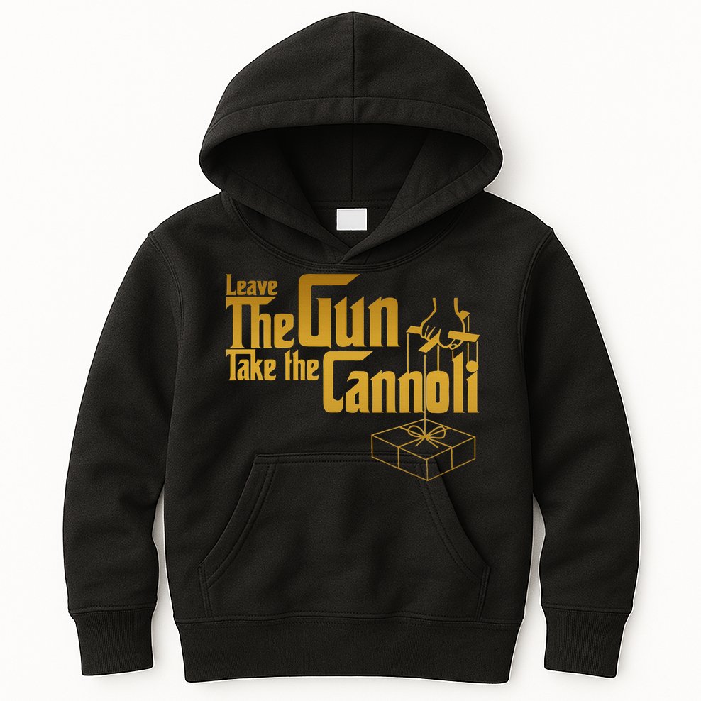 Leave The Gun Take The Cannoli Kids Hoodie