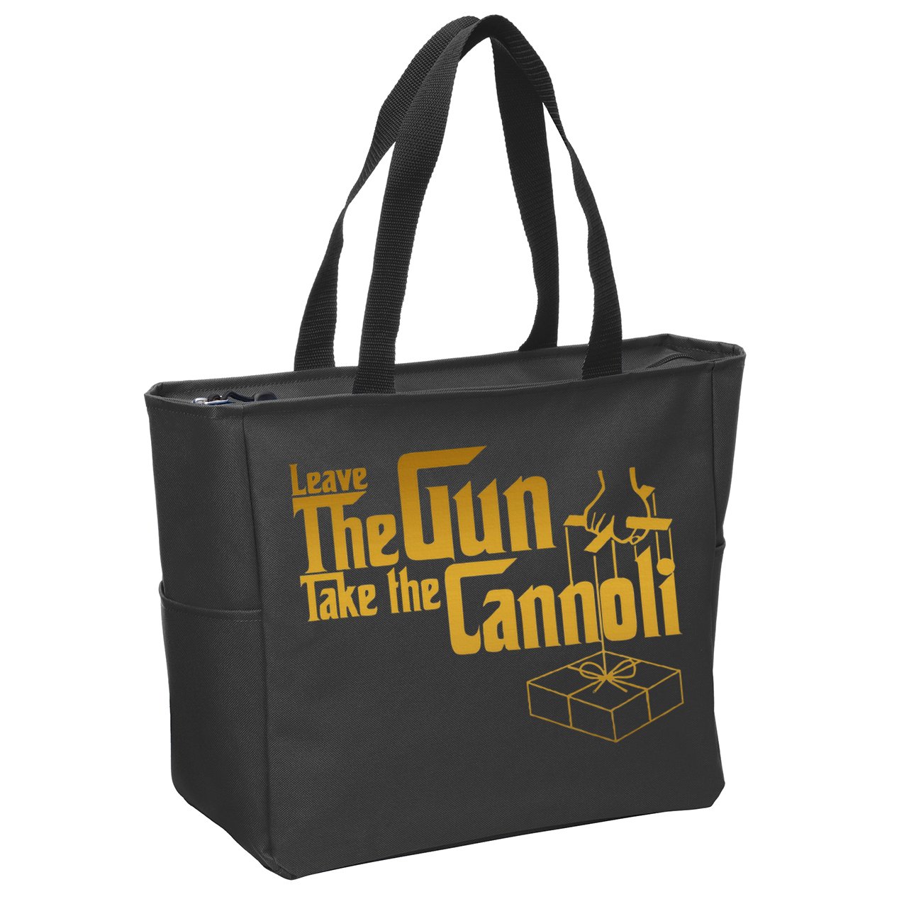 Leave The Gun Take The Cannoli Zip Tote Bag