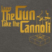 Leave The Gun Take The Cannoli Cotton Canvas Backpack