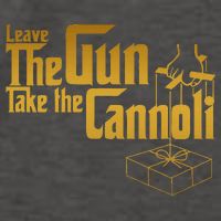 Leave The Gun Take The Cannoli Vector Backpack