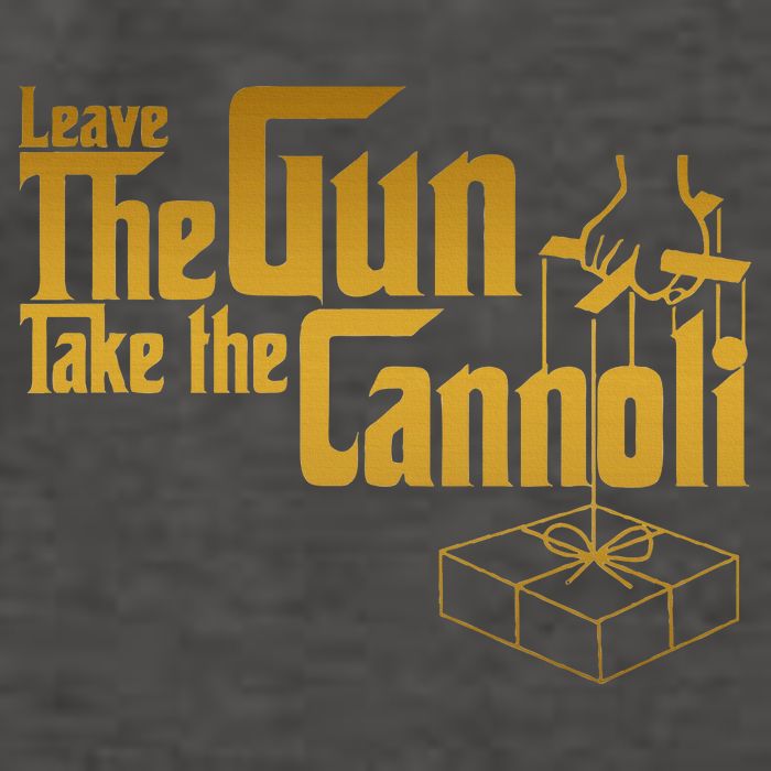 Leave The Gun Take The Cannoli Vector Backpack