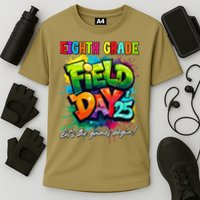 Let The Games Begin Eighth Grade Field Day 2025 Teacher Cooling Performance Crew T-Shirt