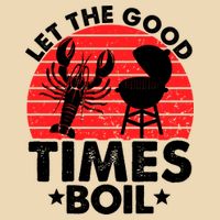 Let The Good Times Boil Funny Crawfish Zip Tote Bag