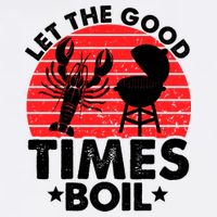 Let The Good Times Boil Funny Crawfish Cooling Performance Crew T-Shirt
