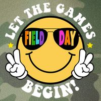 Let The Games Begin Field Day Smile Face Legacy Tie Dye Trucker Hat