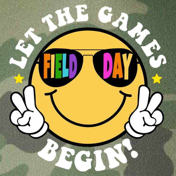 Let The Games Begin Field Day Smile Face Legacy Tie Dye Trucker Hat