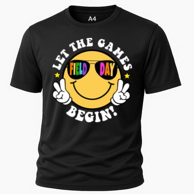 Let The Games Begin Field Day Smile Face Performance Shirt