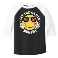 Let The Games Begin Field Day Smile Face Toddler Fine Jersey T-Shirt