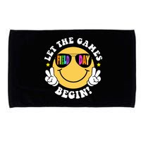 Let The Games Begin Field Day Smile Face Microfiber Hand Towel