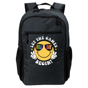 Let The Games Begin Field Day Smile Face Daily Commute Backpack