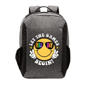 Let The Games Begin Field Day Smile Face Vector Backpack