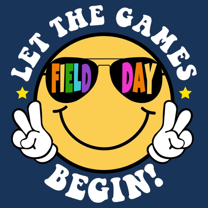 Let The Games Begin Field Day Smile Face Infant Baby Jersey Bodysuit