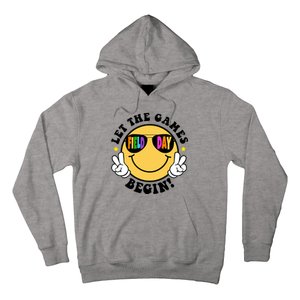 Let The Games Begin Field Day Smile Face Hoodie