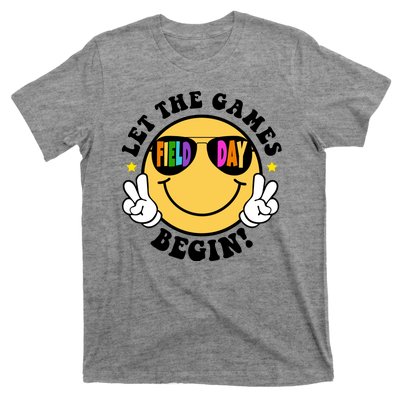 Let The Games Begin Field Day Smile Face T-Shirt