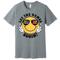 Let The Games Begin Field Day Smile Face Premium T-Shirt