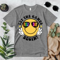 Let The Games Begin Field Day Smile Face Premium T-Shirt