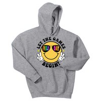 Let The Games Begin Field Day Smile Face Kids Hoodie