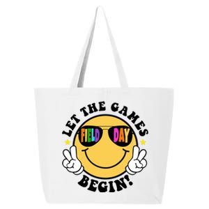 Let The Games Begin Field Day Smile Face 25L Jumbo Tote