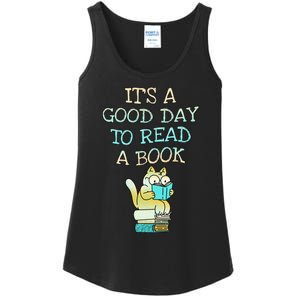 Librarian Teacher Good Day To Read A Book Book Lovers Ladies Essential Tank