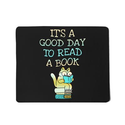 Librarian Teacher Good Day To Read A Book Book Lovers Mousepad