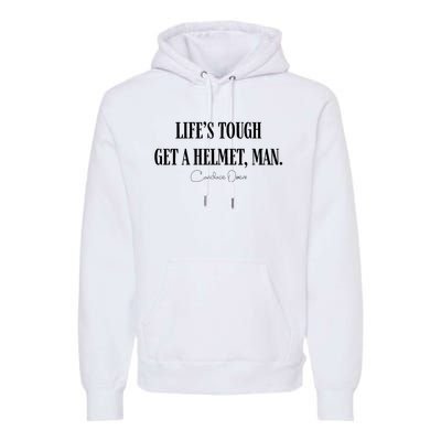 LifeS Tough Get A Helmet Man Premium Hoodie