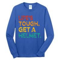 LifeS Tough Get A Helmet Man Funny Vintage Tall Long Sleeve T-Shirt