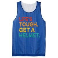 LifeS Tough Get A Helmet Man Funny Vintage Mesh Reversible Basketball Jersey Tank