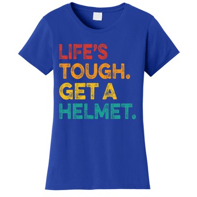 LifeS Tough Get A Helmet Man Funny Vintage Women's T-Shirt