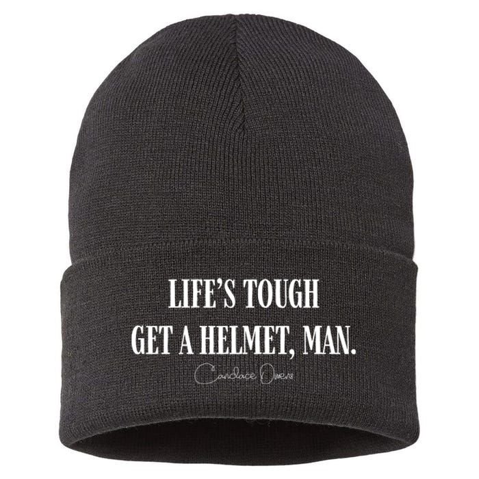 LifeS Tough Get A Helmet Man Sustainable Knit Beanie