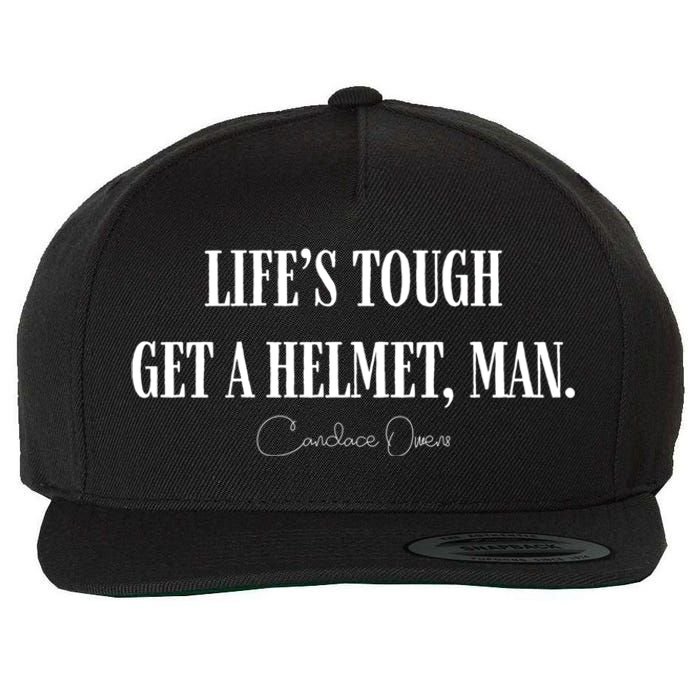 LifeS Tough Get A Helmet Man Wool Snapback Cap