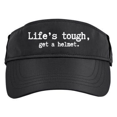 LifeS Tough Get A Helmet Funny Vintage Adult Drive Performance Visor