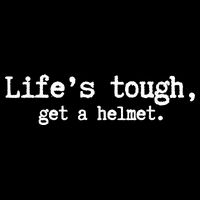 LifeS Tough Get A Helmet Funny Vintage Toddler Hoodie