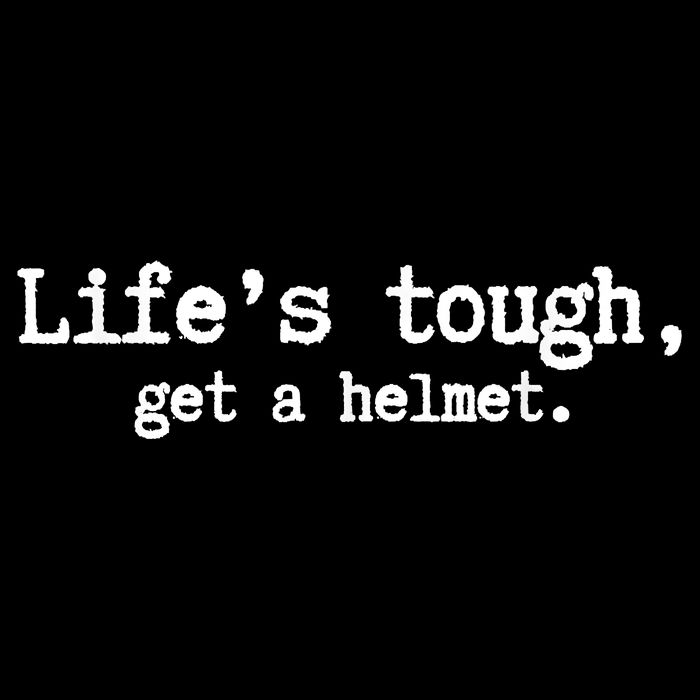 LifeS Tough Get A Helmet Funny Vintage Toddler Hoodie