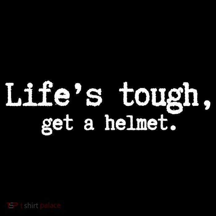LifeS Tough Get A Helmet Funny Vintage Kids T-Shirt