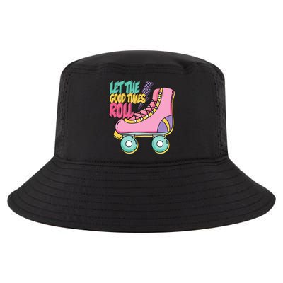 Let The Good Times Roll 80s Retro Roller Skate Cool Comfort Performance Bucket Hat