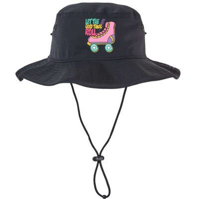 Let The Good Times Roll 80s Retro Roller Skate Bucket Hat