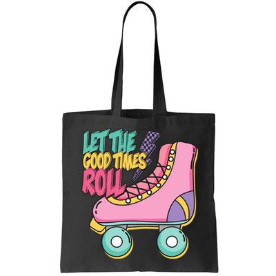 Let The Good Times Roll 80s Retro Roller Skate Bag