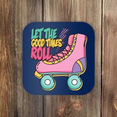 Let The Good Times Roll 80s Retro Roller Skate Coaster