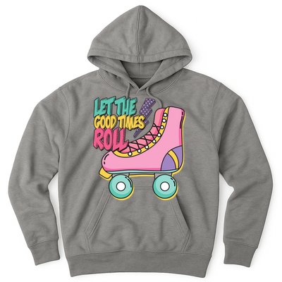 Let The Good Times Roll 80s Retro Roller Skate Hoodie