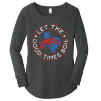 Let The Good Times Boil Texas Crawfish Boil Funny Cajun Women's Perfect Tri Tunic Long Sleeve Shirt