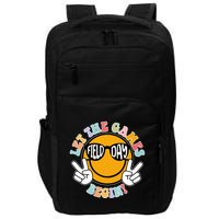 Let The Games Begin Field Day Smile Face Impact Tech Backpack