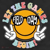 Let The Games Begin Field Day Smile Face 11oz C Handle Ceramic Mug