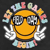 Let The Games Begin Field Day Smile Face 15oz Campfire Ceramic Mug