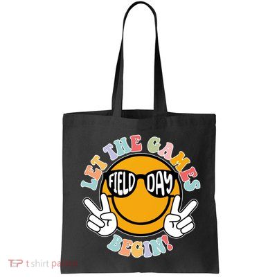 Let The Games Begin Field Day Smile Face Bag