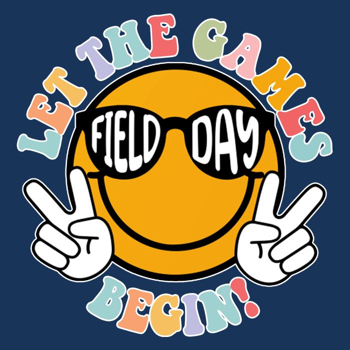 Let The Games Begin Field Day Smile Face Infant Baby Jersey Bodysuit