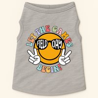 Let The Games Begin Field Day Smile Face Doggie Tank