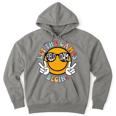 Let The Games Begin Field Day Smile Face Hoodie