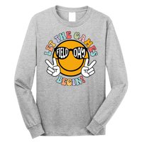 Let The Games Begin Field Day Smile Face Long Sleeve Shirt